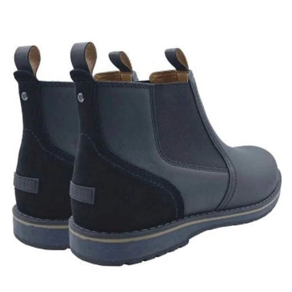 IZOD Boots Mens 8 Chukka Buffed Leather Water-Resistant Casual Business Shoes - Picture 7 of 10